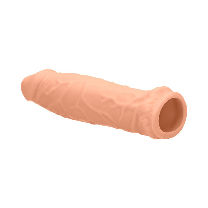 Real Rock Penis Extender - 7" - 17 Cm - Vanilla - SexToy.com