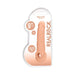 Real Rock Penis Extender With Rings - 9" - 22 Cm - Vanilla - SexToy.com