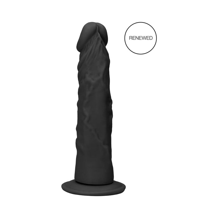 Real Rock Realistic Dildo - 7" - 17 Cm - Chocolate - SexToy.com