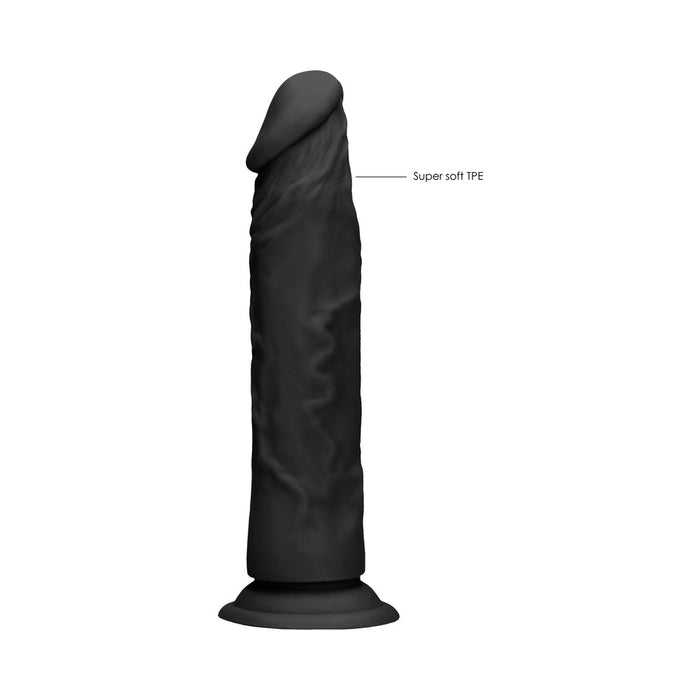 Real Rock Realistic Dildo - 7" - 17 Cm - Chocolate - SexToy.com