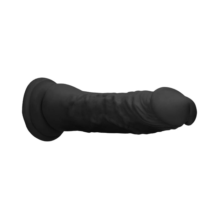 Real Rock Realistic Dildo - 7" - 17 Cm - Chocolate - SexToy.com