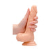 Real Rock Realistic Dildo With Balls - 7" - 17 Cm - Vanilla - SexToy.com