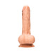 Real Rock Realistic Dildo With Balls - 7" - 17 Cm - Vanilla - SexToy.com