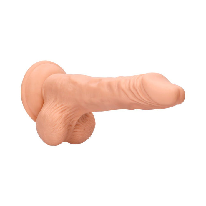 Real Rock Realistic Dildo With Balls - 8" - 20 Cm - Vanilla - SexToy.com