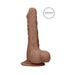 Real Rock Realistic Dildo With Balls - 9'" - 23 Cm - Mocha - SexToy.com