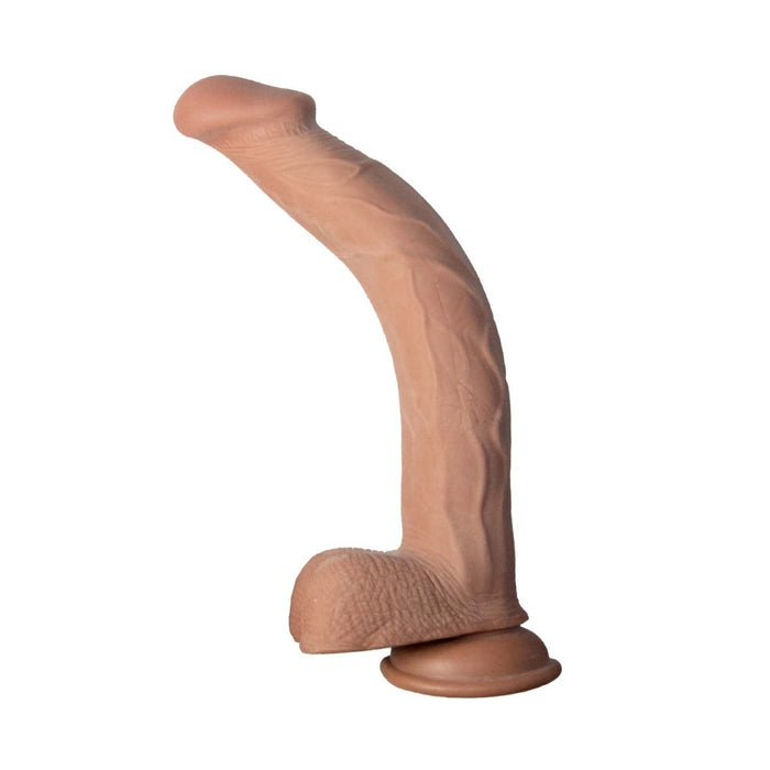 Realcocks Dual Layered 11 In. Brown - SexToy.com