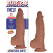 Realcocks Dual Layered Uncut Slider Tight Balls 9.5 In. Brown - SexToy.com