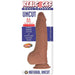 Realcocks Dual Layered Uncut Slider Tight Balls 9.5 In. Brown - SexToy.com