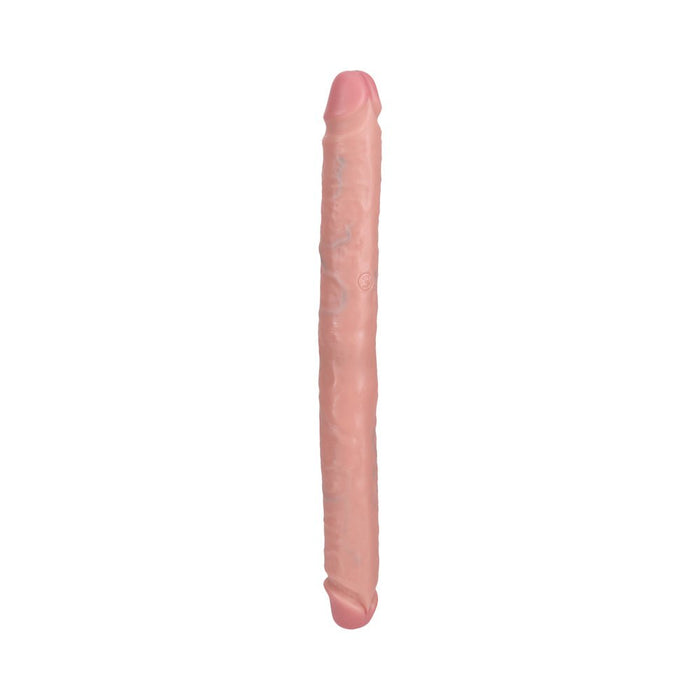 Realrock 14 In. Slim Double - ended Dong Beige - SexToy.com