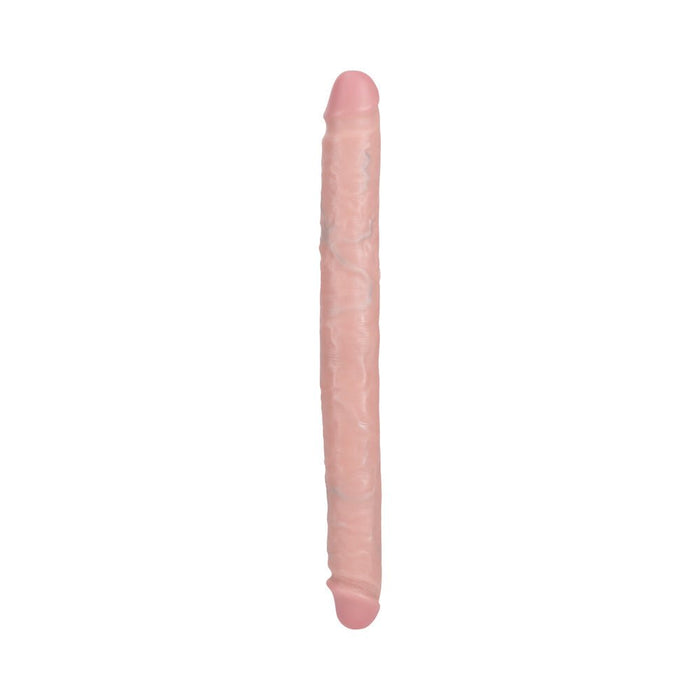 Realrock 14 In. Slim Double - ended Dong Beige - SexToy.com