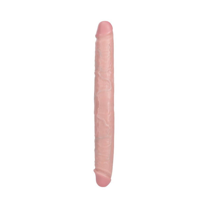 Realrock 14 In. Thick Double - ended Dong Beige - SexToy.com