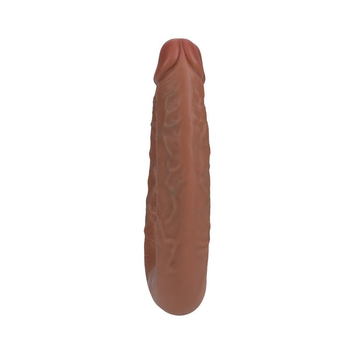 Realrock 9 In. U - shaped Double Dildo Tan - SexToy.com