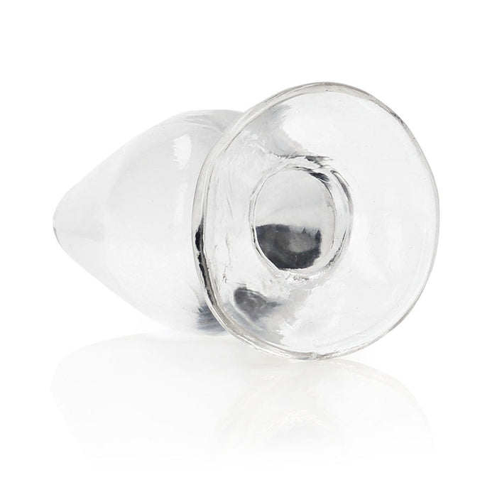 Realrock Crystal Clear 3.5 In. Anal Plug Clear - SexToy.com