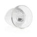 Realrock Crystal Clear 4.5 In. Anal Plug Clear - SexToy.com