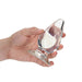 Realrock Crystal Clear 4.5 In. Anal Plug Clear - SexToy.com