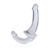 Realrock Crystal Clear 6 In. Strapless Strap - on Dildo Clear - SexToy.com