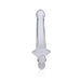 Realrock Crystal Clear 6 In. Strapless Strap - on Dildo Clear - SexToy.com