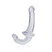 Realrock Crystal Clear 6 In. Strapless Strap - on Dildo Clear - SexToy.com