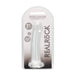 Realrock Crystal Clear Non - realistic Dildo With Suction Cup 6.7 In. Translucent - SexToy.com