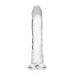 Realrock Crystal Clear Slim 10 In. Dildo Clear - SexToy.com