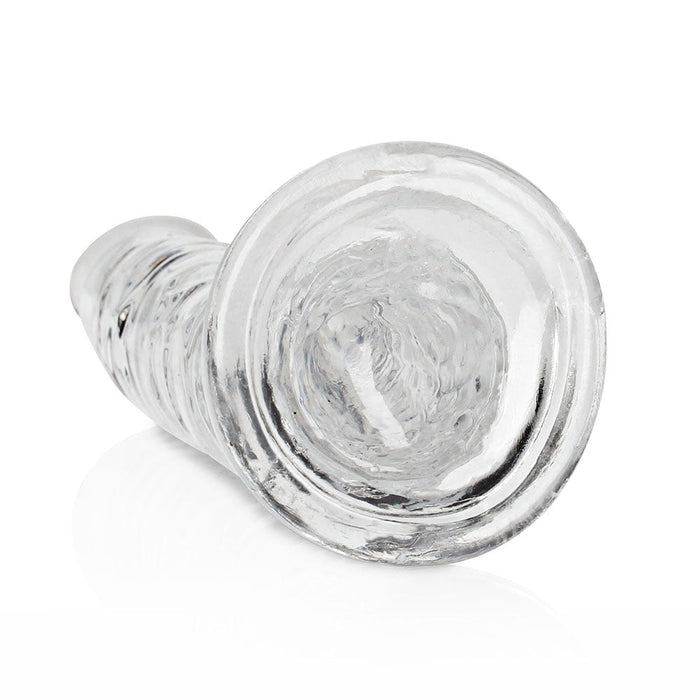 Realrock Crystal Clear Slim 11 In. Dildo Clear - SexToy.com