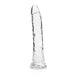 Realrock Crystal Clear Slim 11 In. Dildo Clear - SexToy.com