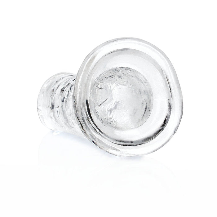 Realrock Crystal Clear Straight 6 In. Dildo Without Balls Clear - SexToy.com