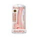 Realrock Curved Realistic Dildo With Balls And Suction Cup 8 In. Light - SexToy.com