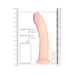 Realrock Curved Realistic Dildo With Suction Cup 10 In. Light - SexToy.com