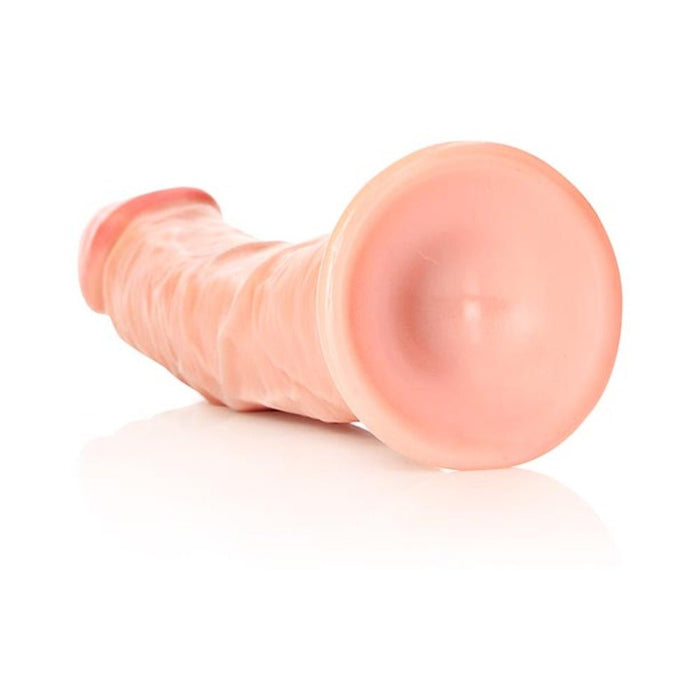 Realrock Curved Realistic Dildo With Suction Cup 10 In. Light - SexToy.com