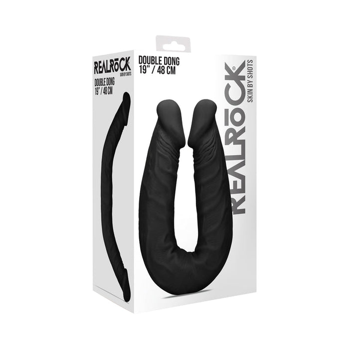 Realrock Double Dong 18 Black - SexToy.com