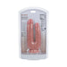 Realrock Double Trouble 5 In. / 6 In. Dildo Beige - SexToy.com