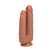 Realrock Double Trouble 7 In. / 8 In. Dildo Tan - SexToy.com