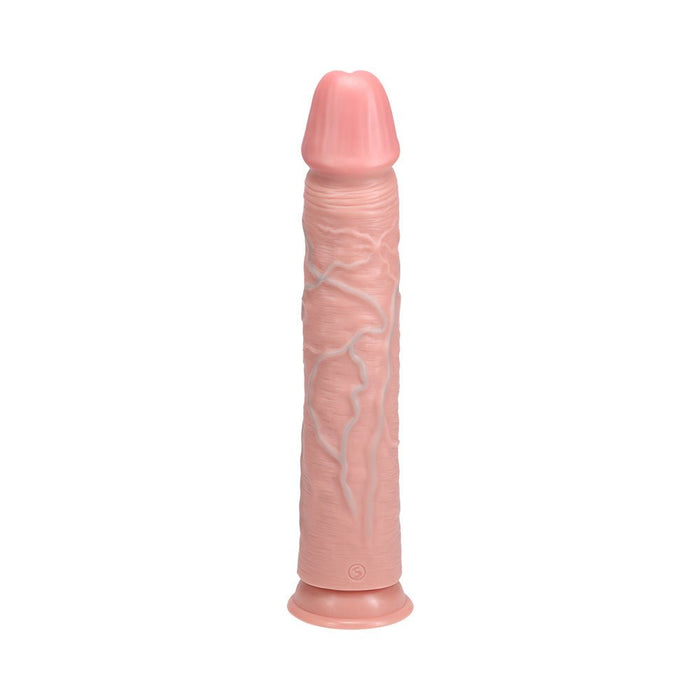 Realrock Extra Long 13 In. Dildo Beige - SexToy.com