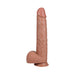 Realrock Extra Long 13 In. Dildo With Balls Tan - SexToy.com