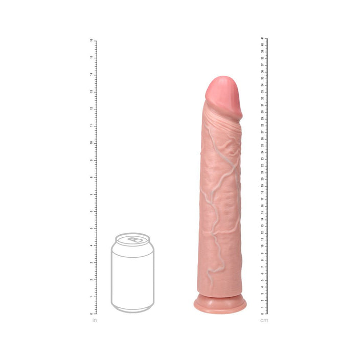 Realrock Extra Long 14 In. Dildo Beige - SexToy.com