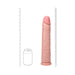 Realrock Extra Long 14 In. Dildo Beige - SexToy.com