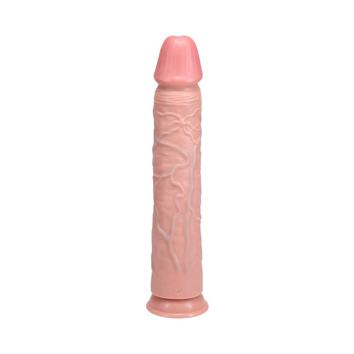 Realrock Extra Long 14 In. Dildo Beige - SexToy.com