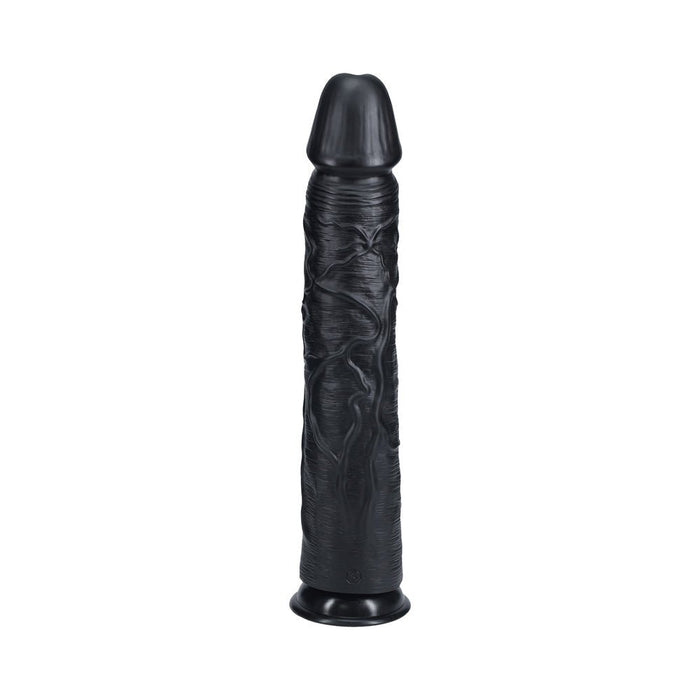 Realrock Extra Long 15 In. Dildo Black - SexToy.com