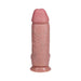 Realrock Extra Thick 10 In. Dildo With Balls Beige - SexToy.com