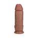 Realrock Extra Thick 10 In. Dildo With Balls Tan - SexToy.com