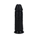 Realrock Extra Thick 9 In. Dildo Black - SexToy.com