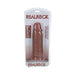 Realrock Extra Thick 9 In. Dildo Tan - SexToy.com