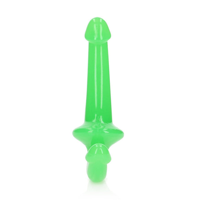 Realrock Glow In The Dark 6 In. Strapless Strap - on Dildo Neon Green - SexToy.com