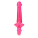 Realrock Glow In The Dark 6 In. Strapless Strap - on Dildo Neon Pink - SexToy.com