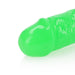 Realrock Glow In The Dark Double Dong 12 In. Dual - ended Dildo Neon Green - SexToy.com