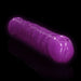 Realrock Glow In The Dark Double Dong 15 In. Dual - ended Dildo Neon Purple - SexToy.com