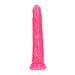 Realrock Glow In The Dark Slim 11 In. Dildo Neon Pink - SexToy.com