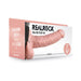 Realrock Hollow Strap - on With Balls 7 In. Vanilla - SexToy.com