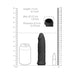 Realrock Penis Sleeve 7 Black - SexToy.com